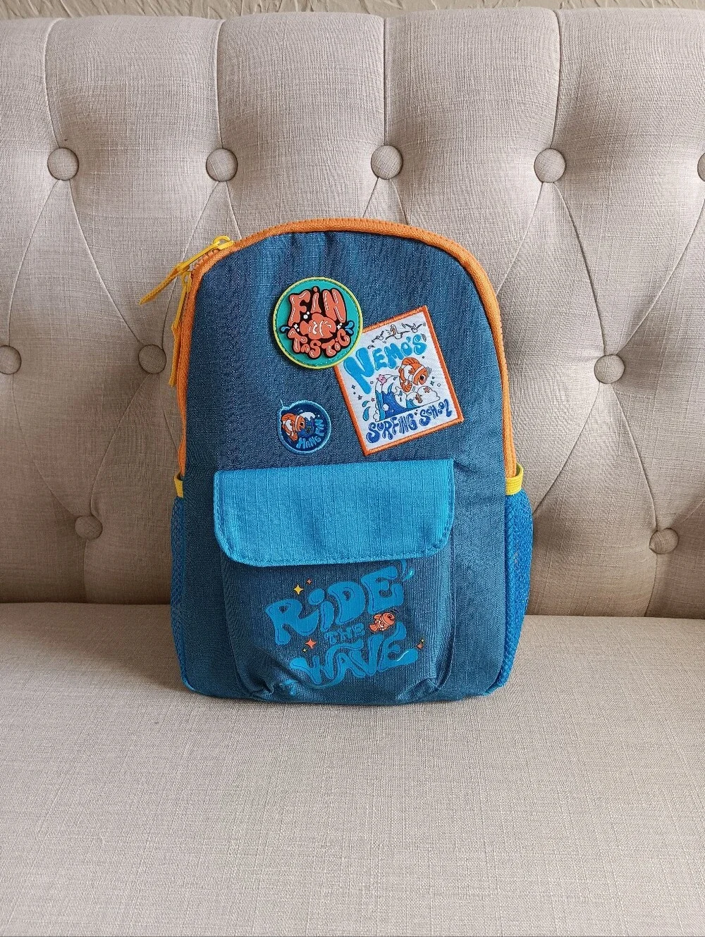 NWT Exclusive Disney Epcot Finding Nemo Ride The Wave Crossbody Sling Backpack